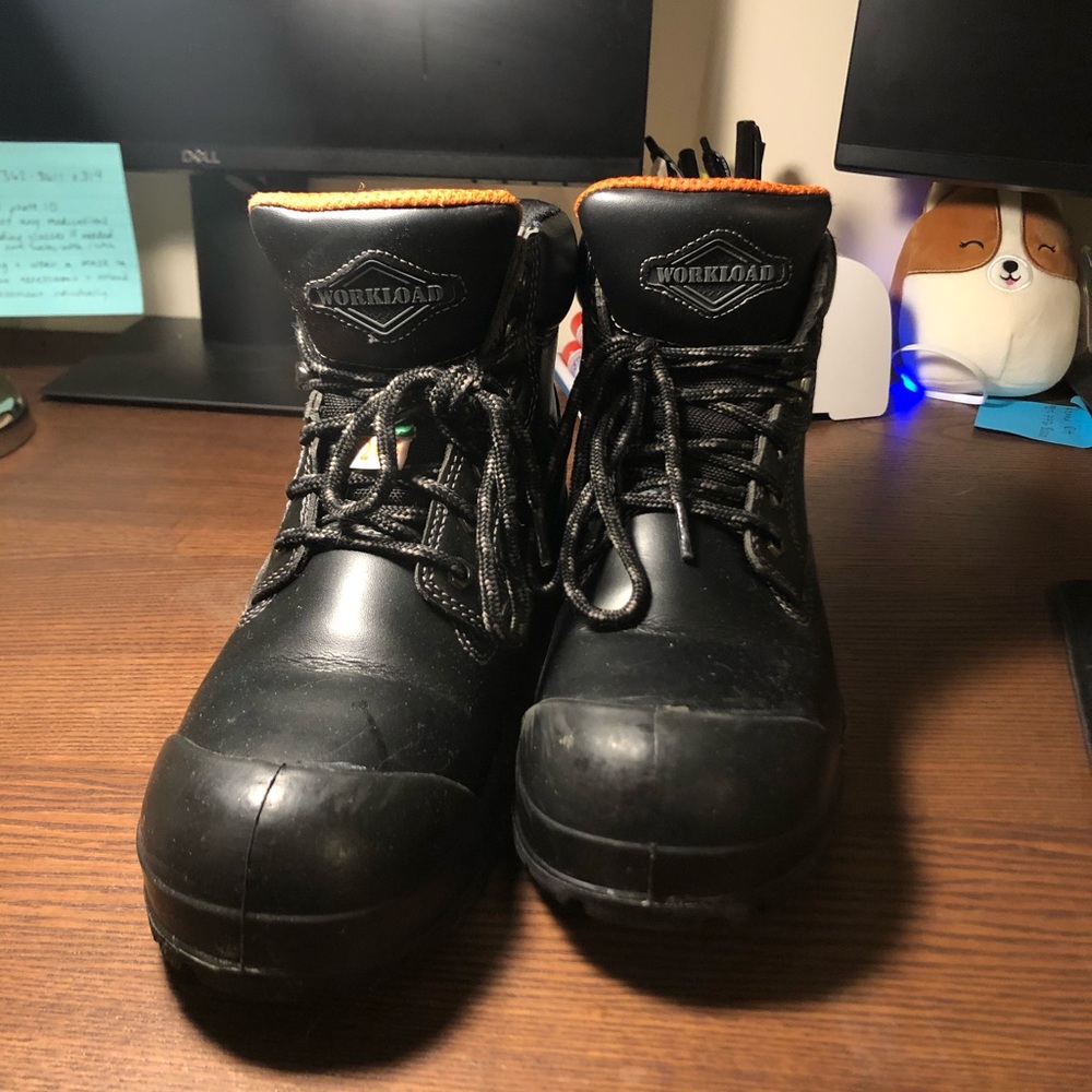 Steel-Toed Safety Boots